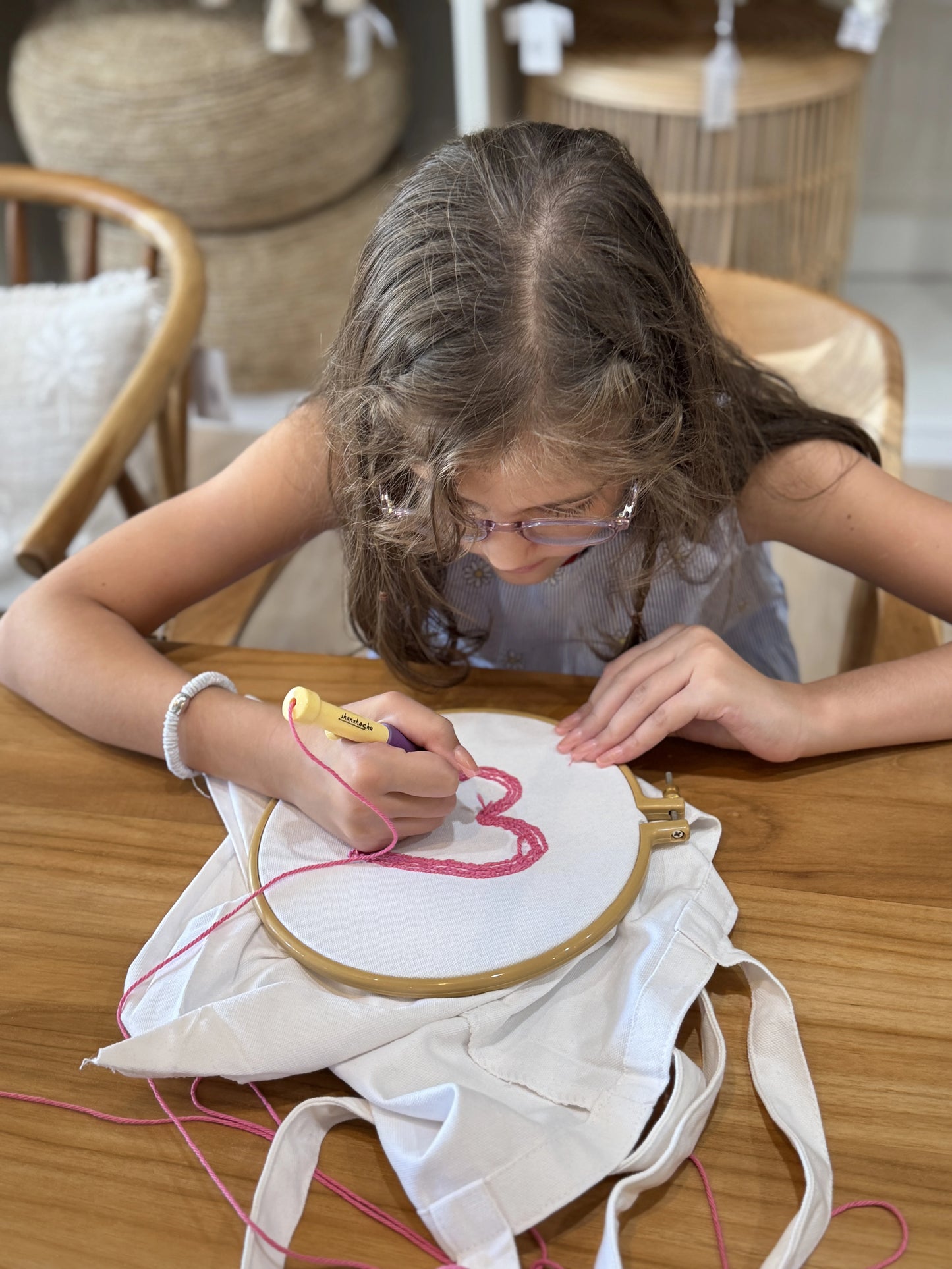 Punch Needle Mug Rug Workshop