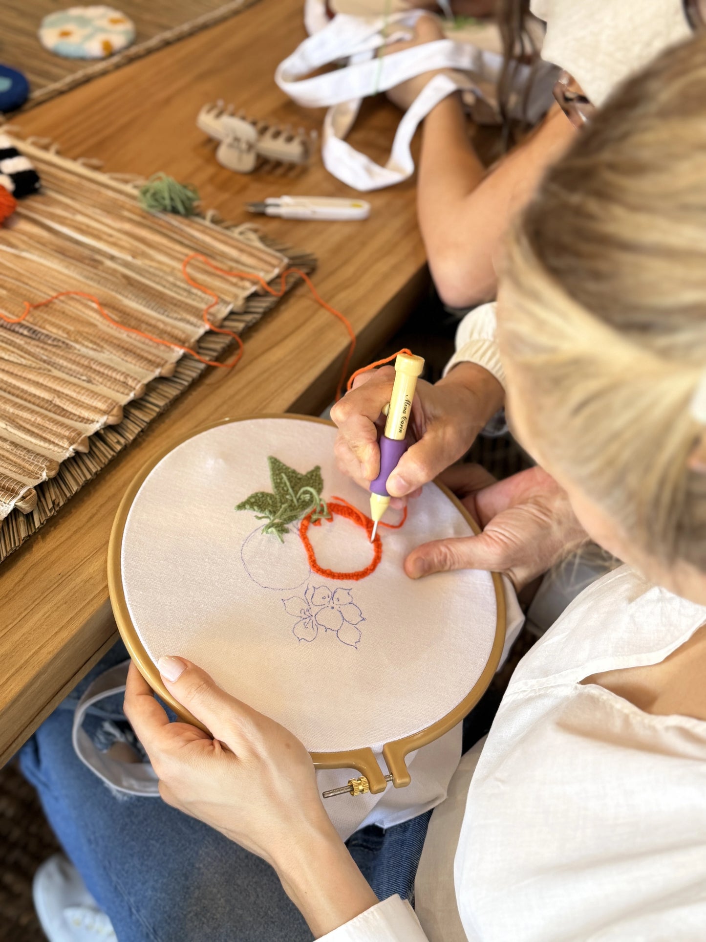 Punch Needle Tote Bag Workshop