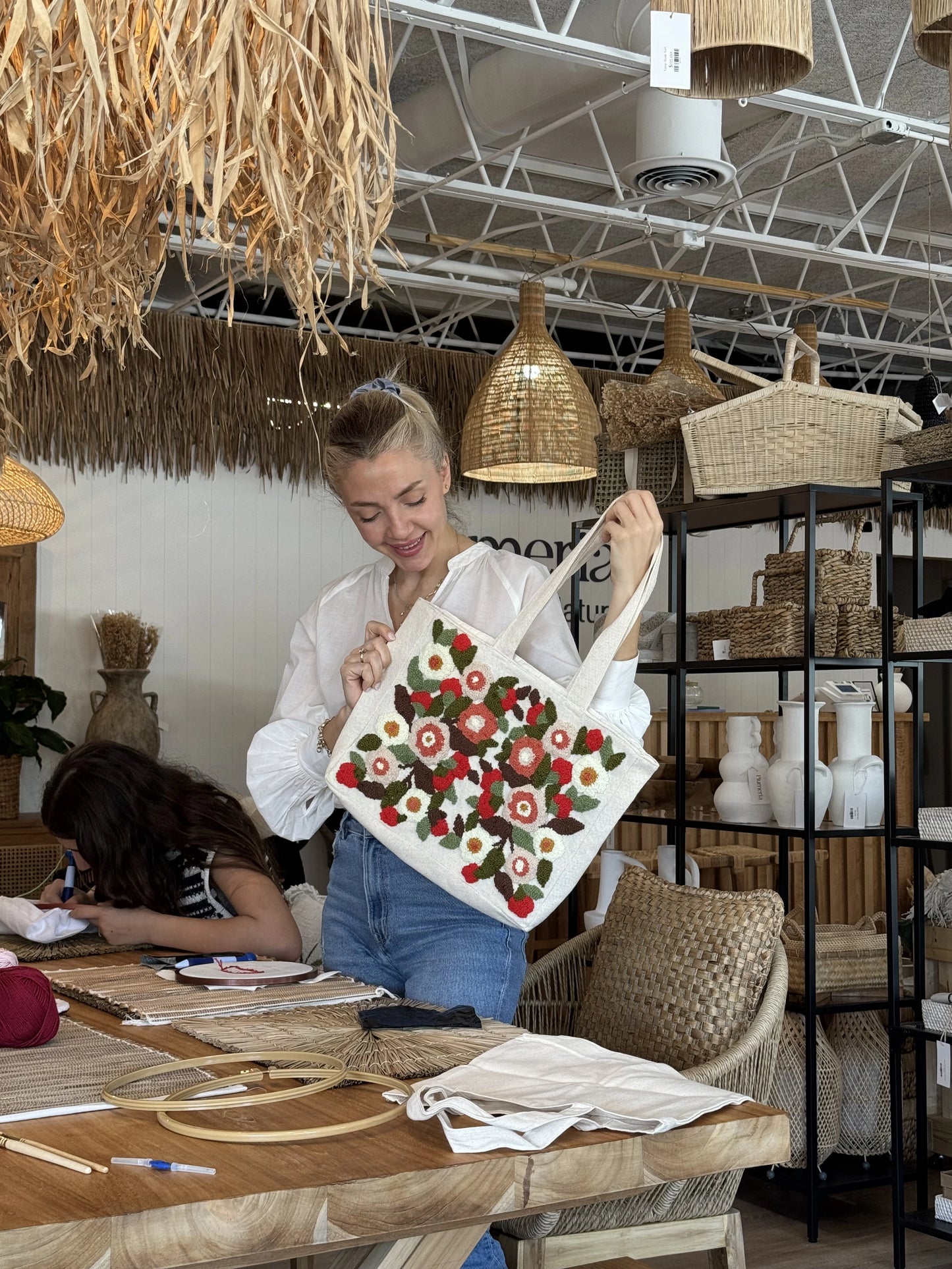 Punch Needle Tote Bag Workshop